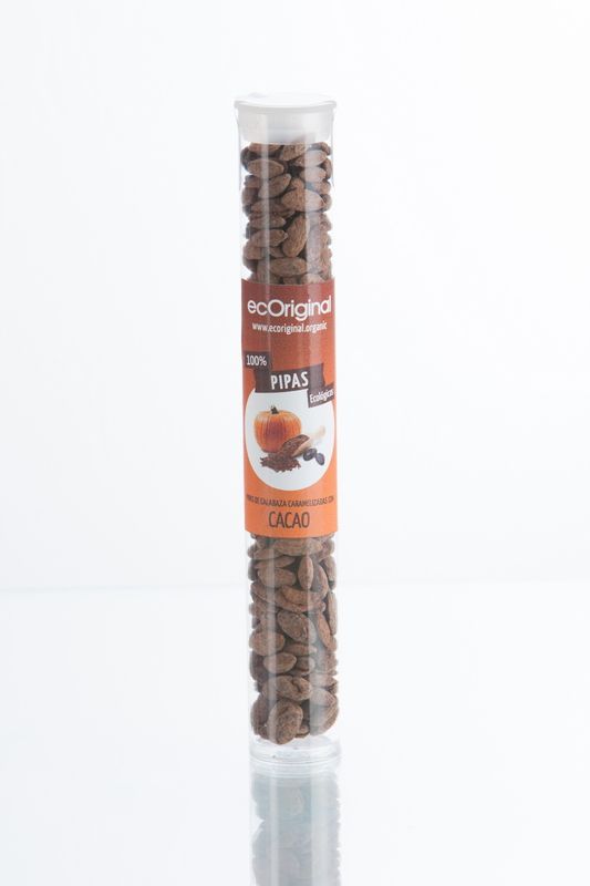 Pipas de calabaza con cacao