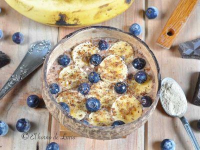 Overnight-oats-de-chocolate-y-plátano