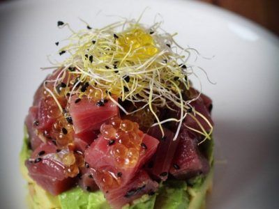 Tartar de atún 10 min