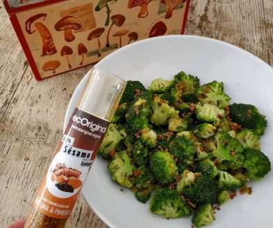Brocoli con semillas de sésamo