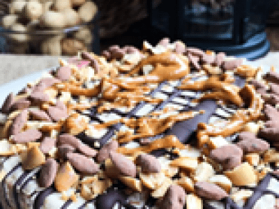 Chessecake de mantequilla de cacahuete y chocolate