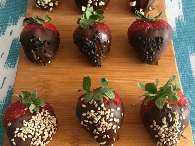 Fresas con chocolate